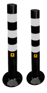 FLEXIBLE TRAFFIC POLE BLACK