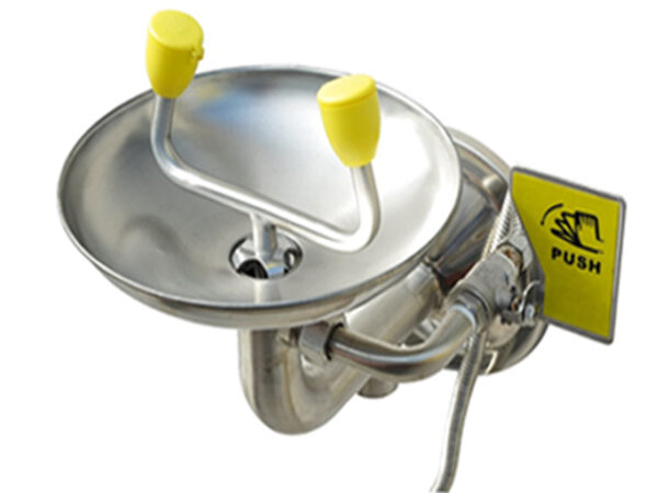 STAINLESS STEEL EYE WASH WALL MOUNTED