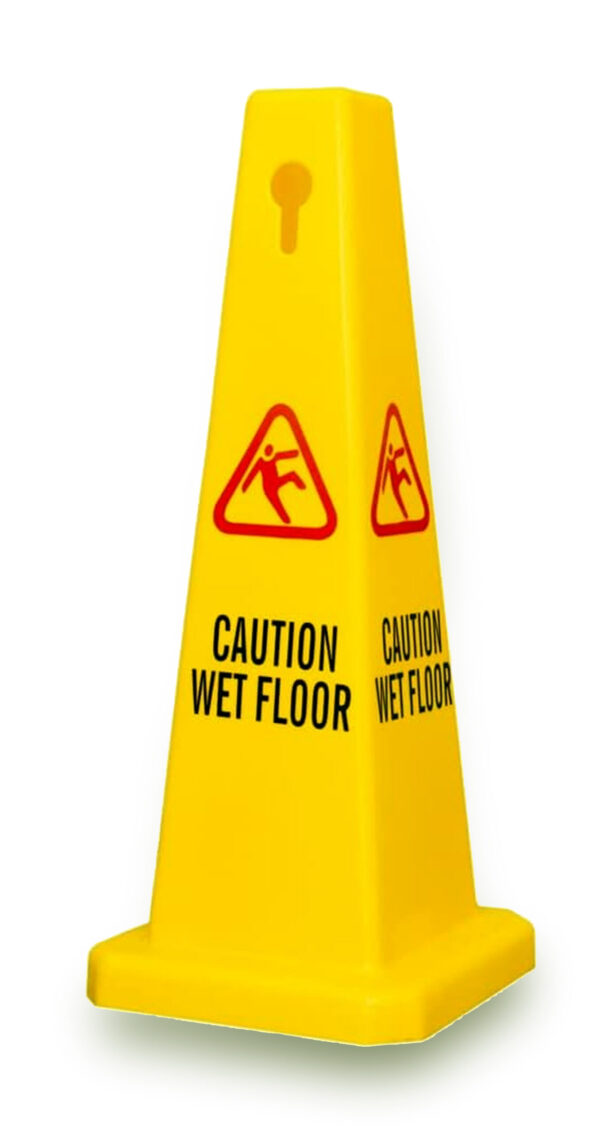 CAUTION CONE WET FLOOR NO PARKING