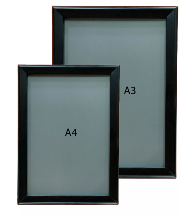 WALL MOUNTED DISPLAY SIGN BOARD SHARP CORNER