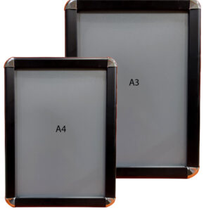 WALL MOUNTED DISPLAY SIGN BOARD ROUND CORNER