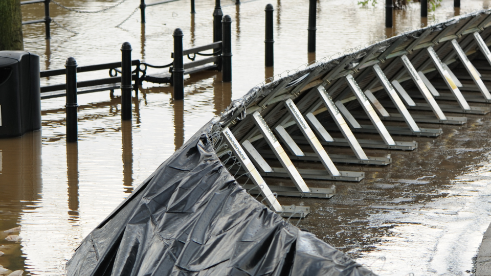 Flood barriers in dubai